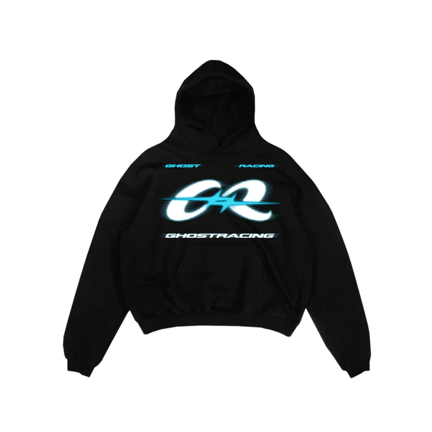 BLUE ALL MOTION HOODIE - Black