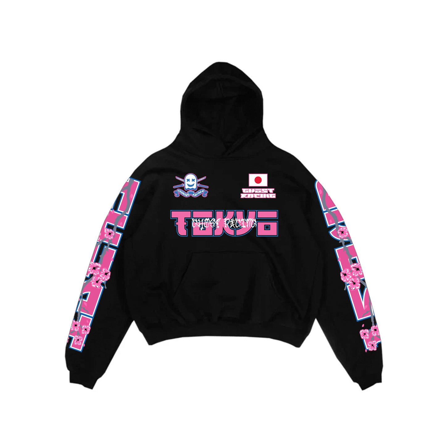 TOKYO WARRIOR HOODIE - Black