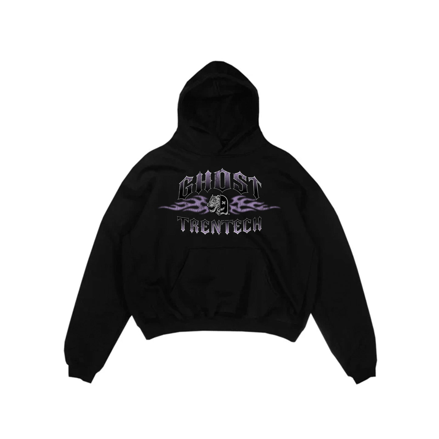 LEASHED UP HOODIE - Black