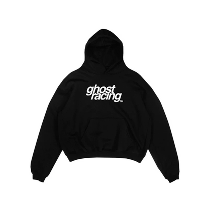 GHOSTRACINGCLUB LOGO HOODIE - Black
