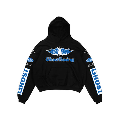 GHOST BULL HOODIE - Black
