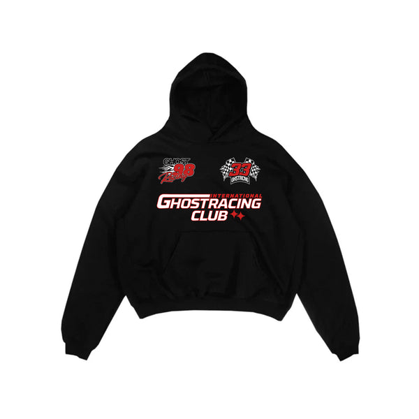 MOTOCLUB HOODIE - Black