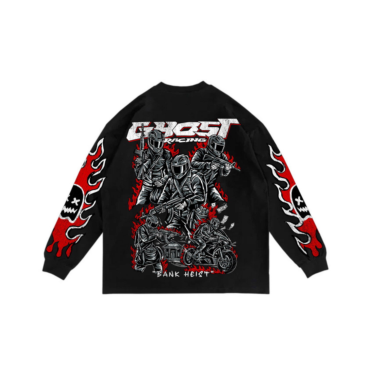 BANK HEIST LONG SLEEVE - Black