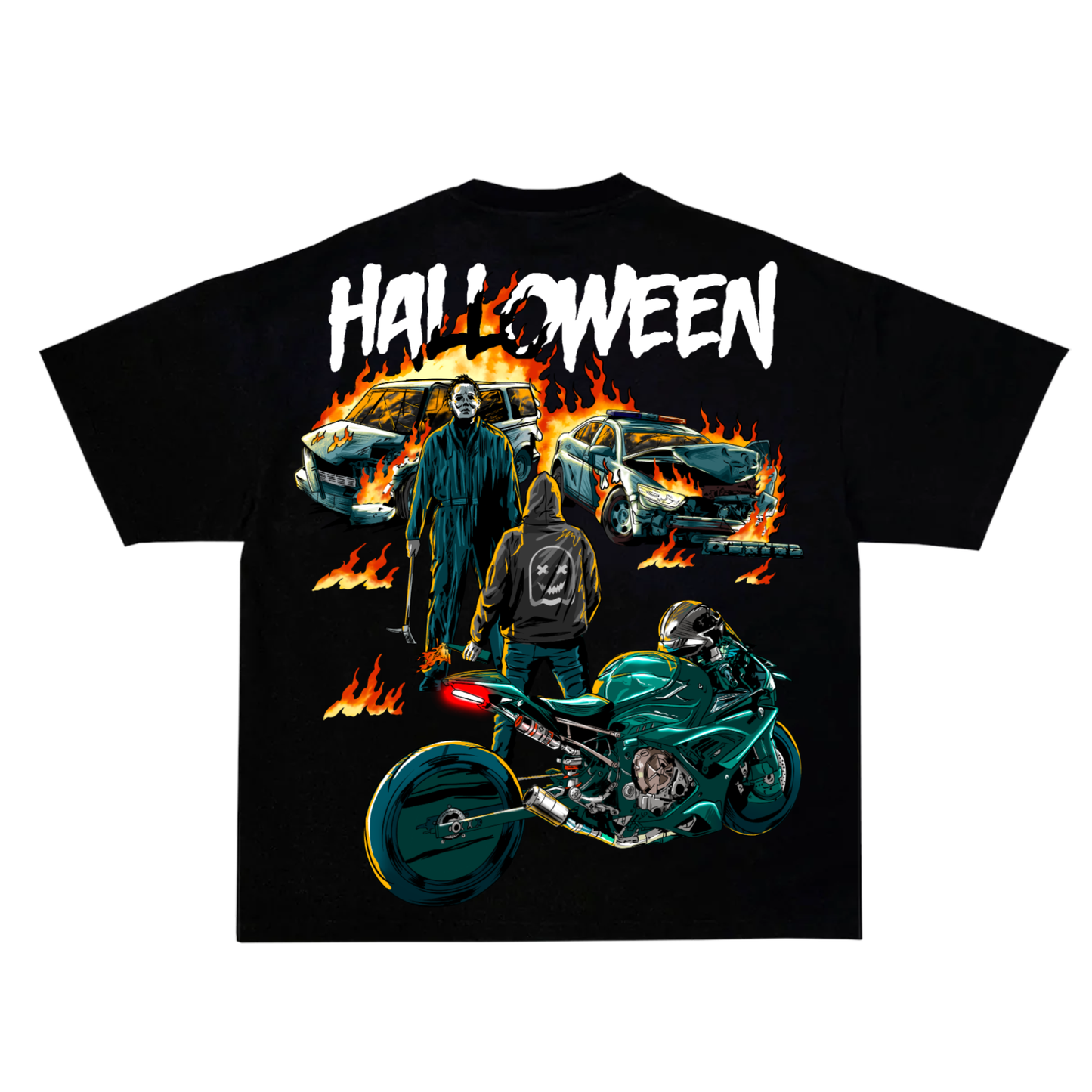 GHOST VS MICHAEL SHIRT - Black