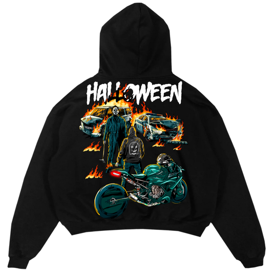 GHOST VS MICHAEL HOODIE - Black